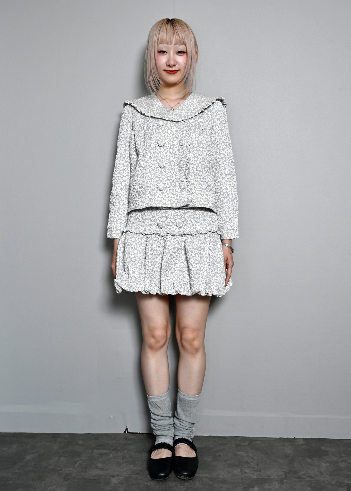 【8月下旬発送】glossy bloom sailor blouse