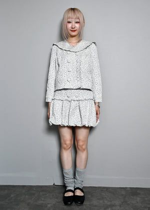 【8月下旬発送】glossy bloom sailor blouse
