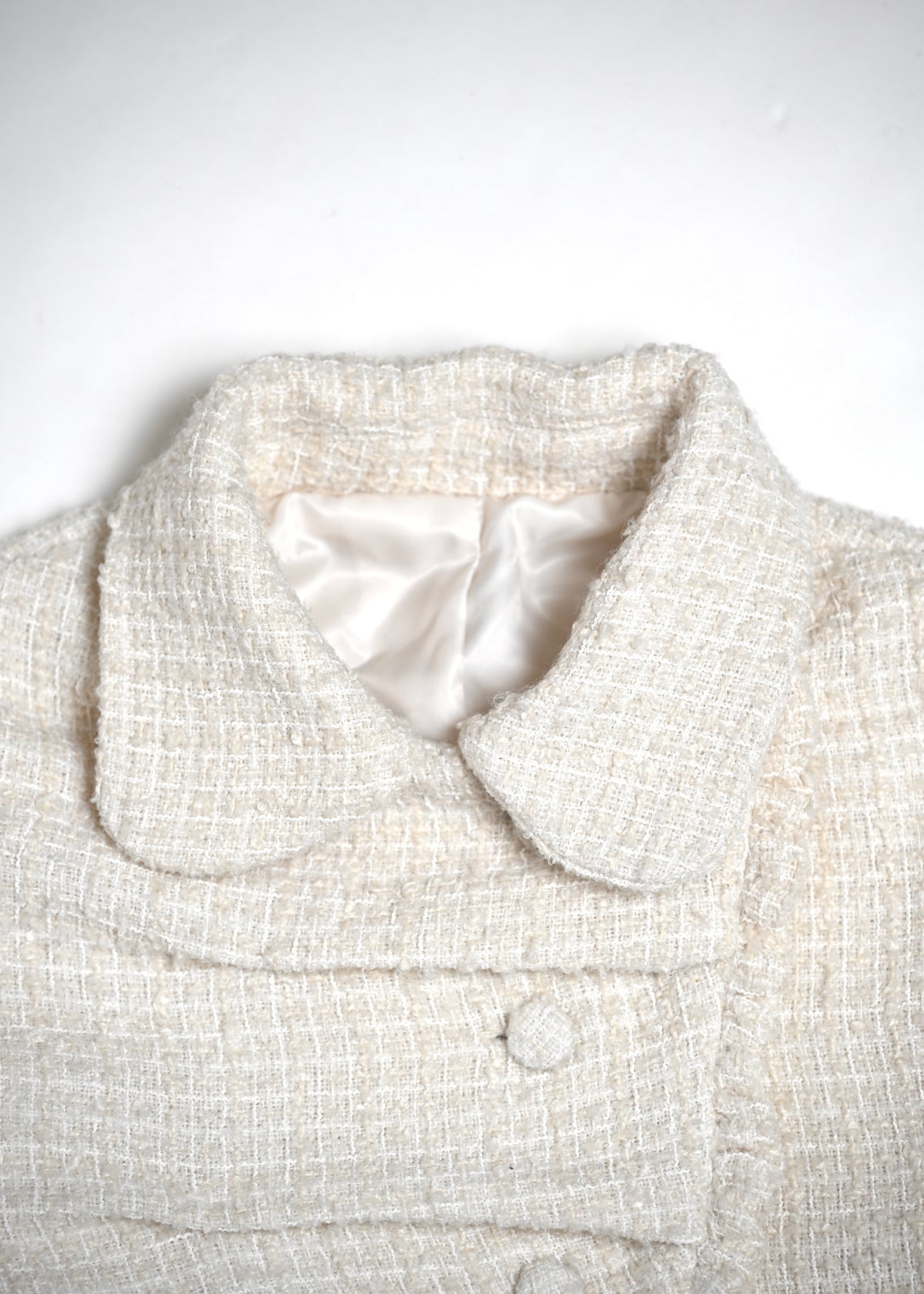 button up tweed jacket