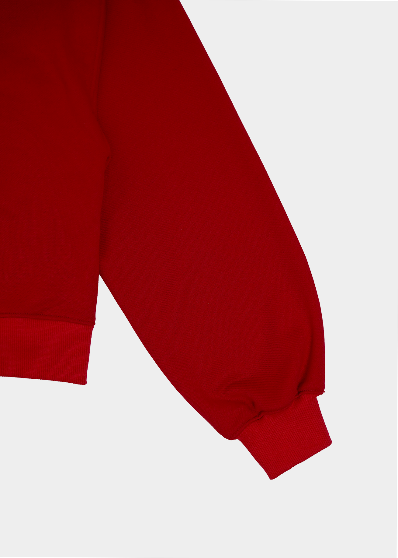 【10月上旬発送】button up sweatshirt 2025-RED
