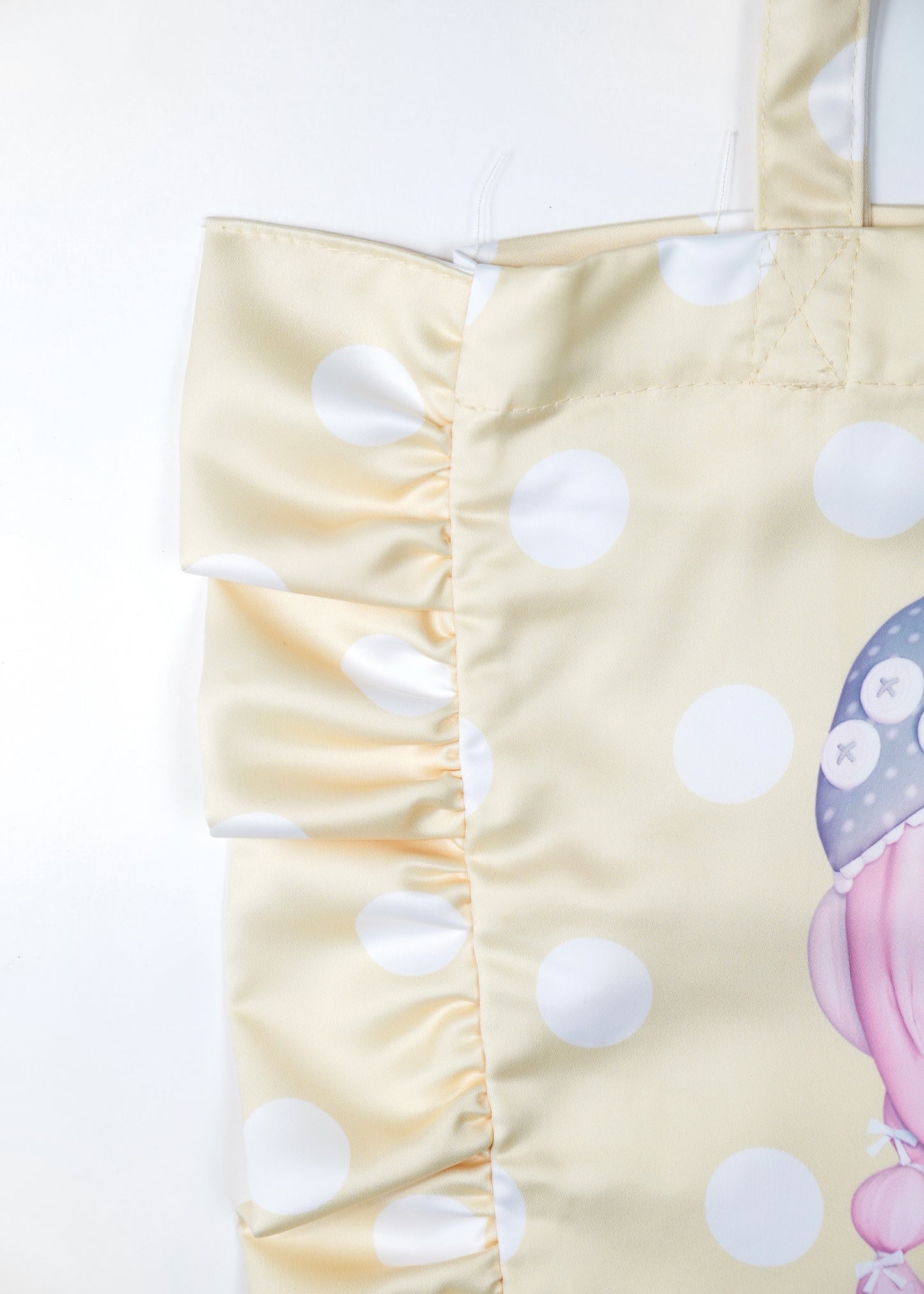 【HUHUEE】gallery girl satin frill bag
