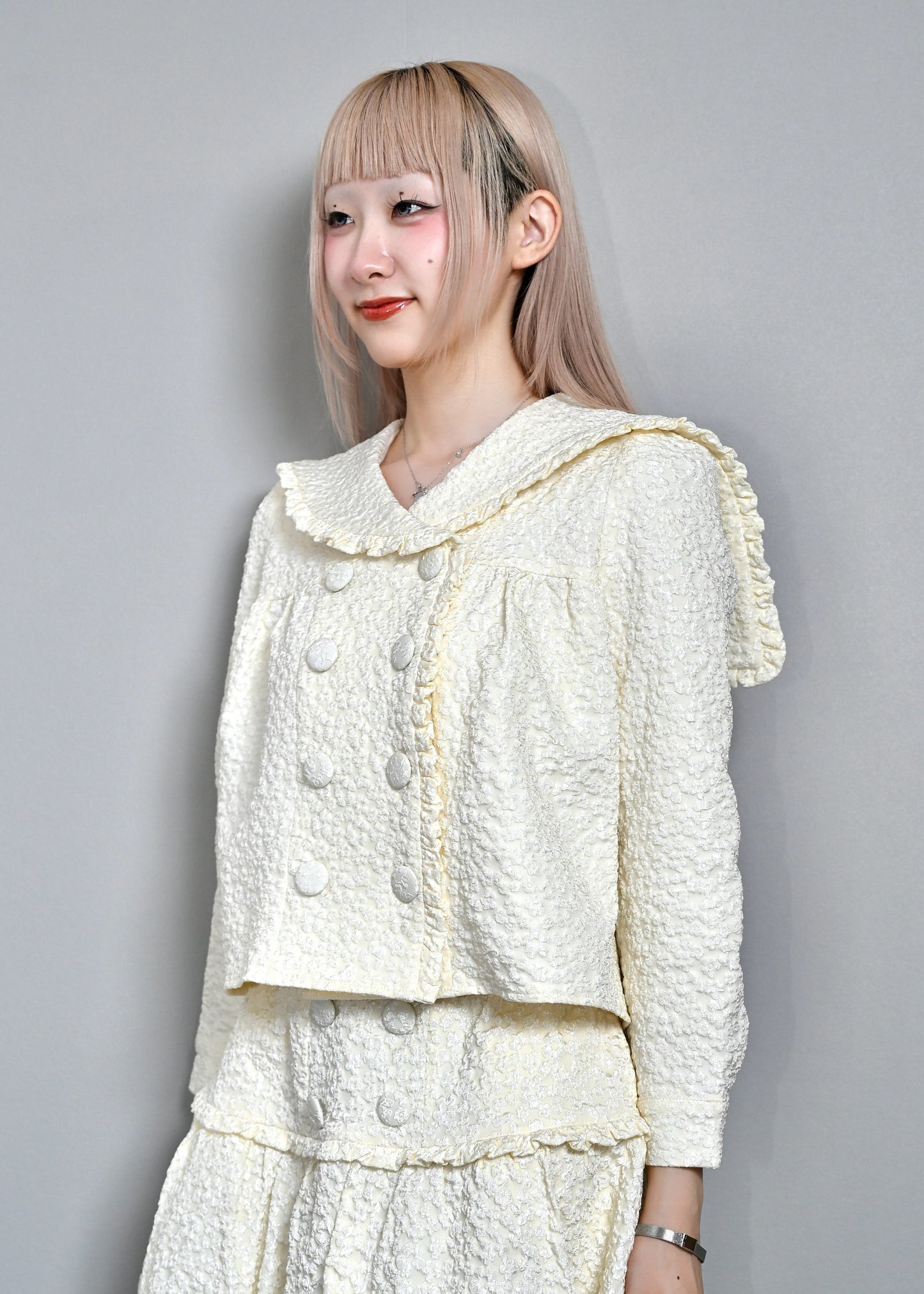 【8月下旬発送】glossy bloom sailor blouse