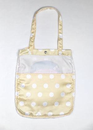 【HUHUEE】gallery girl satin frill bag
