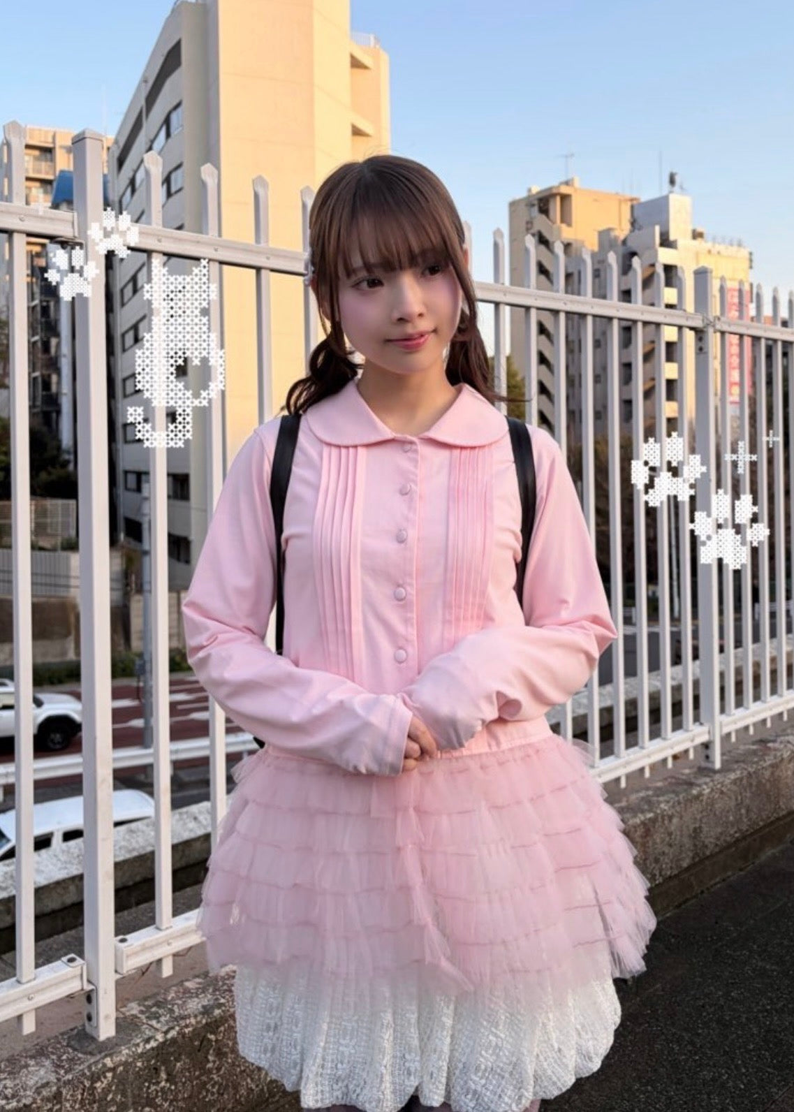 tulle dress-up Tee blouse