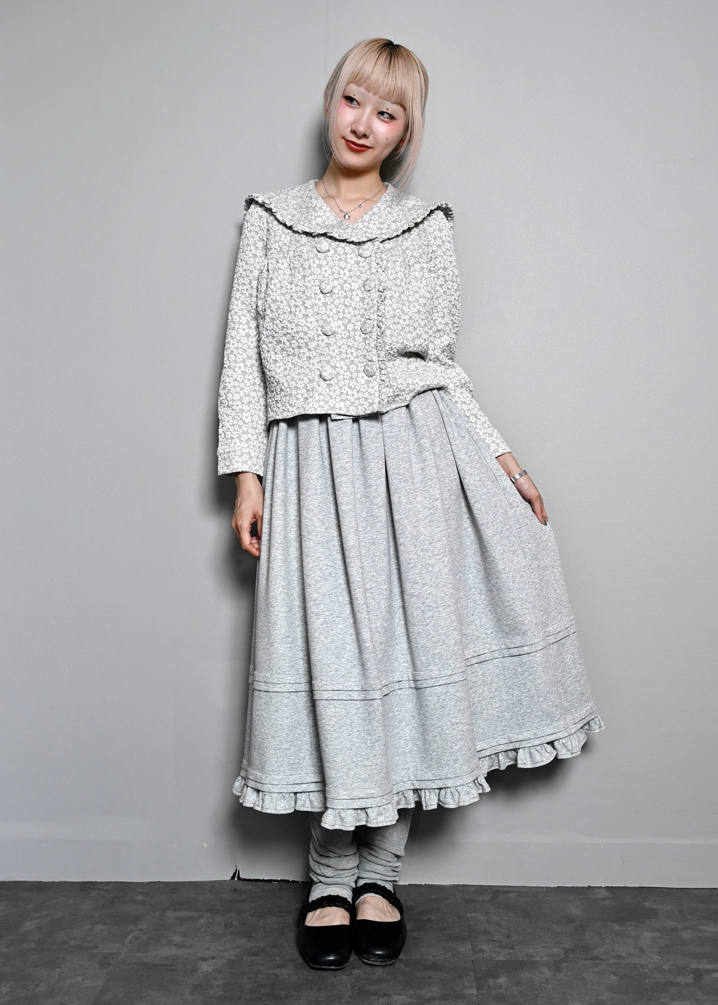 【8月下旬発送】glossy bloom sailor blouse
