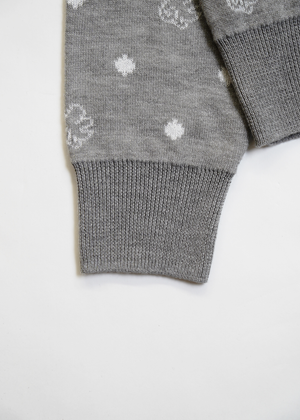 wings dot knit cardigan