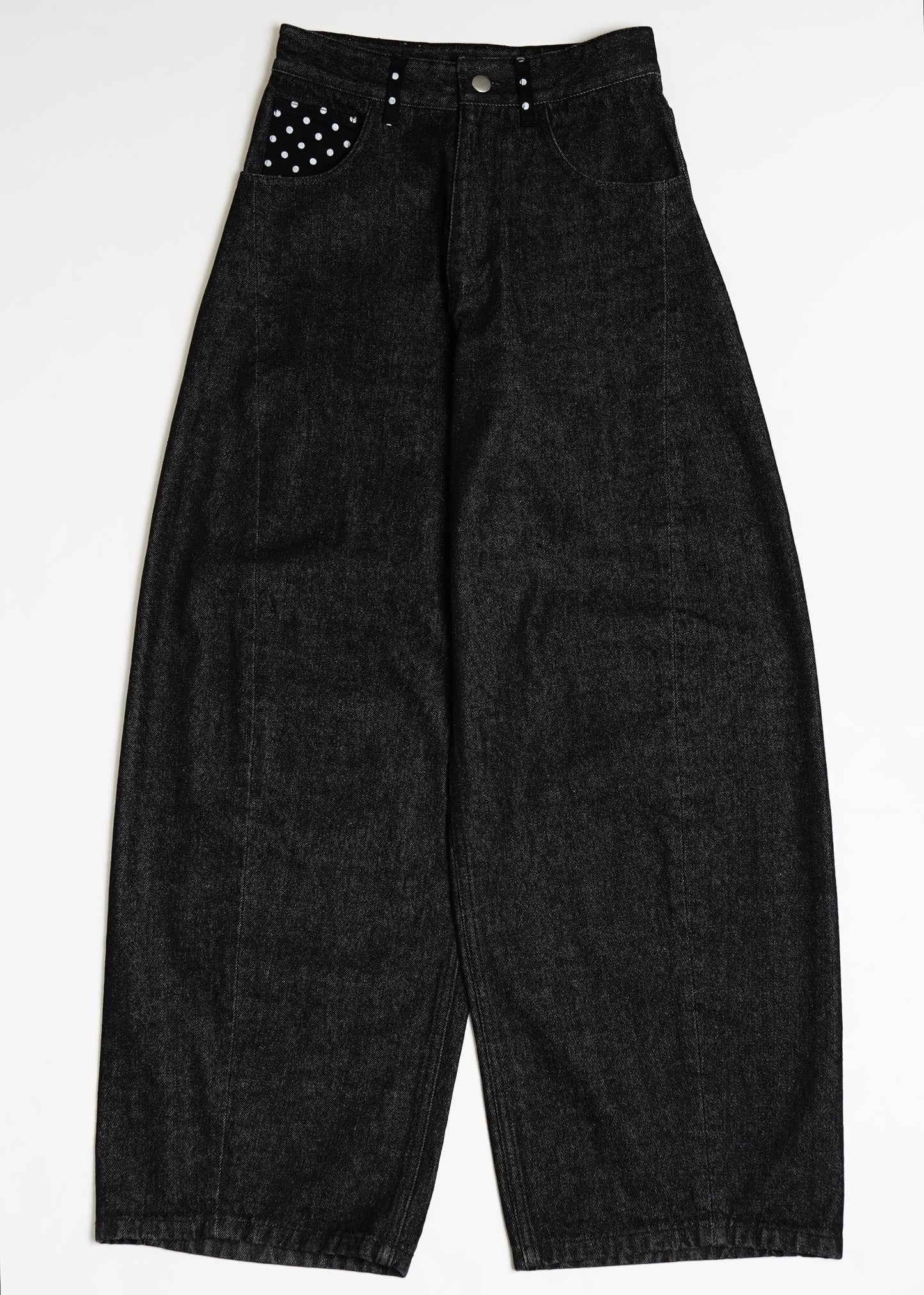 secret dot longline denim