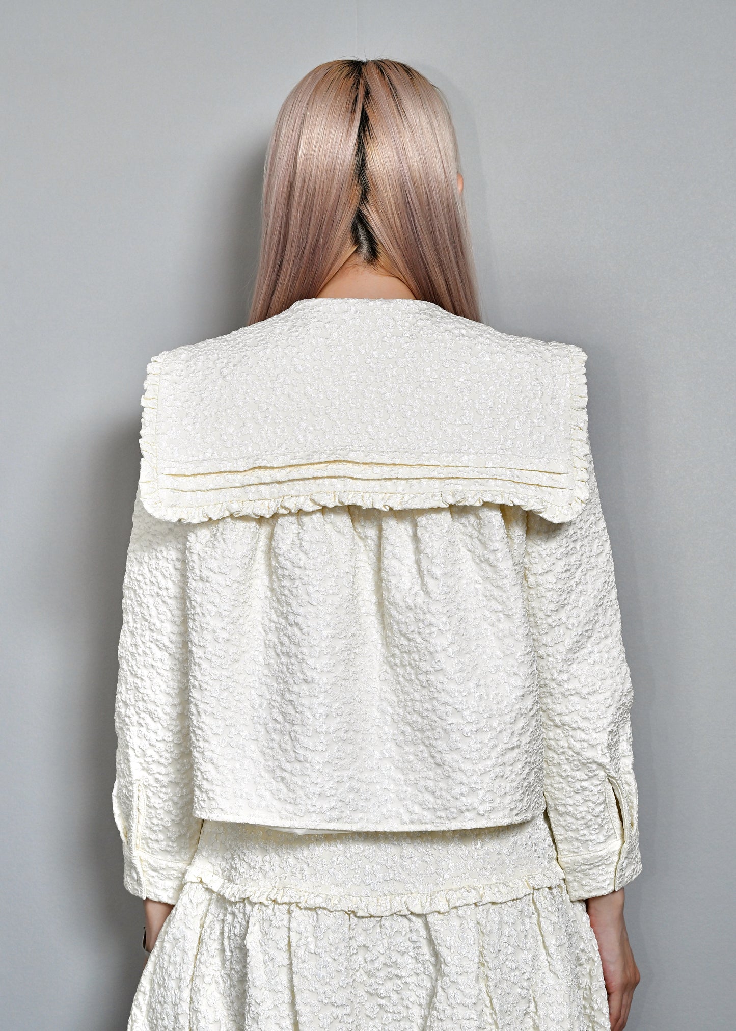 【8月下旬発送】glossy bloom sailor blouse