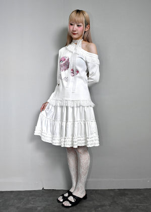 【8月下旬発送】「You need my love.」Lace-up Tee
