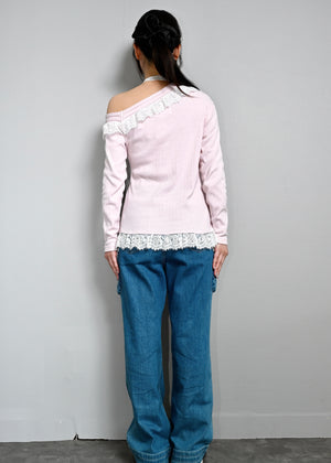 【8月下旬発送】「You need my love.」Lace-up Tee