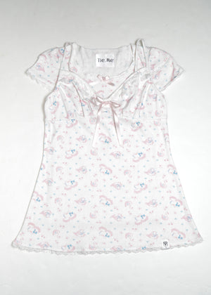 「swan's dream」lace cami dress