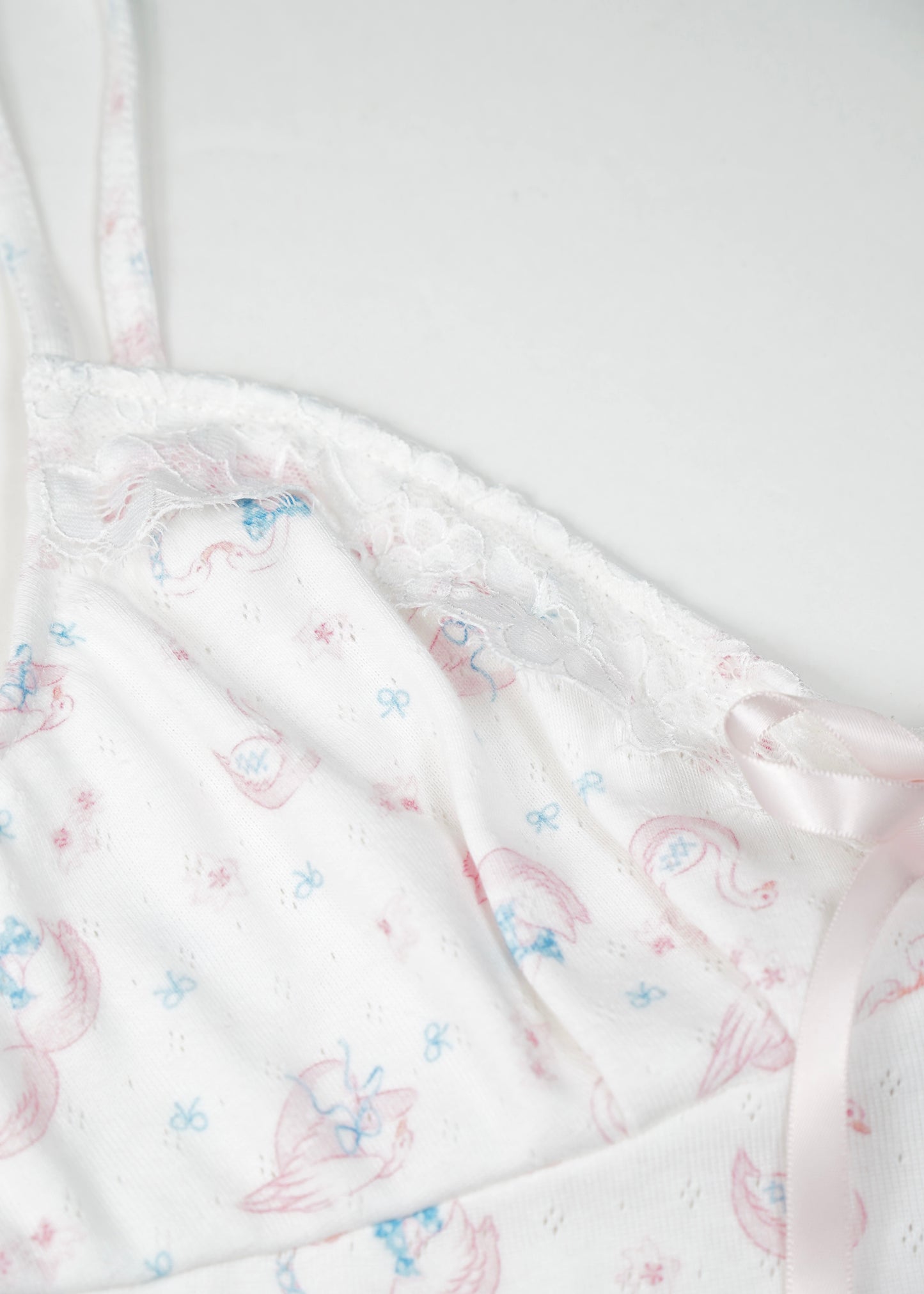 「swan's dream」lace cami dress