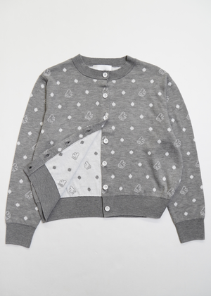 wings dot knit cardigan