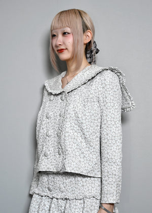 【8月下旬発送】glossy bloom sailor blouse