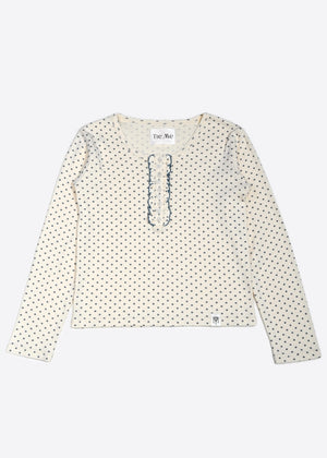 【8月下旬発送】lucky button star long-Tee