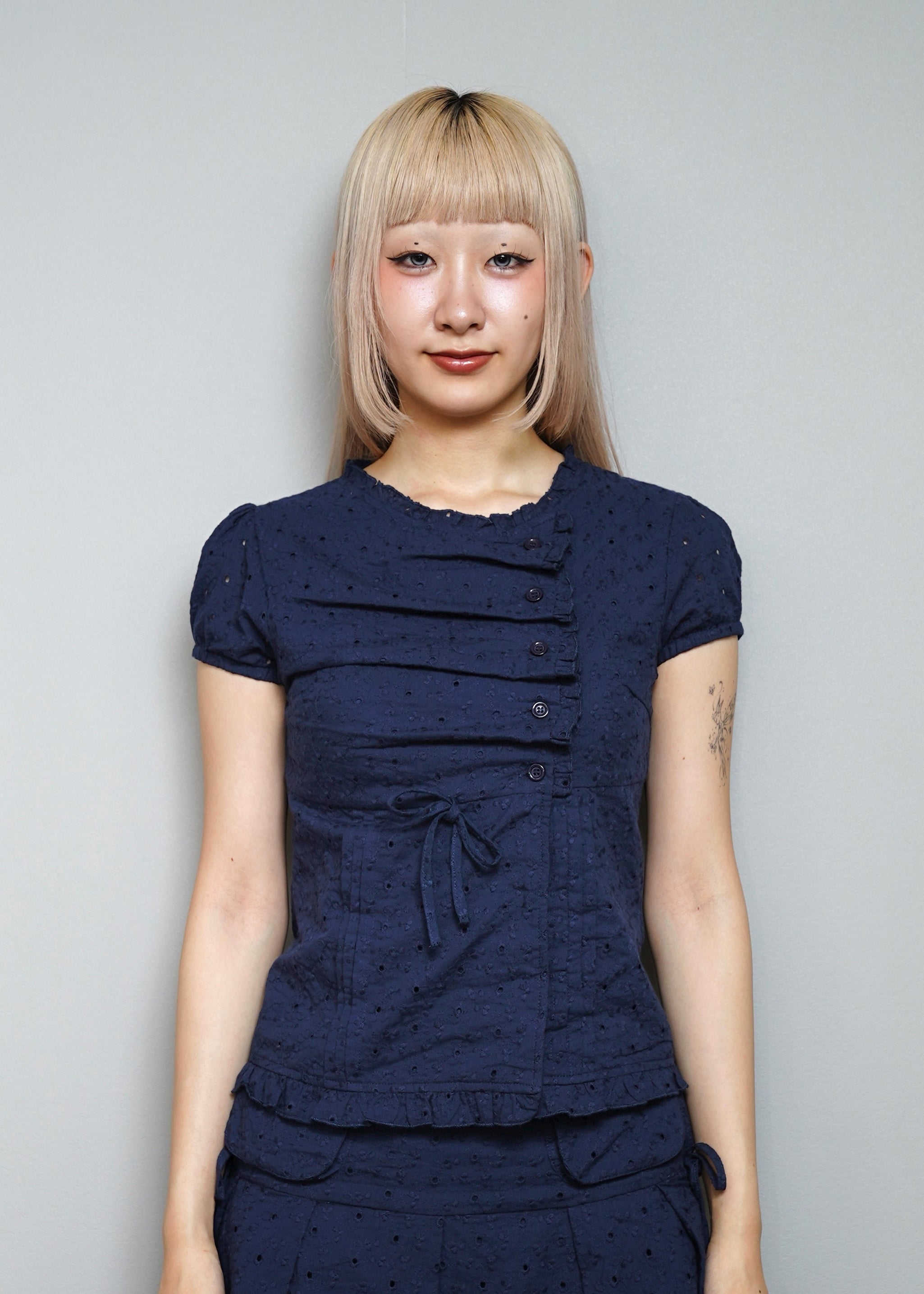 button up floral blouse – Tie.Me