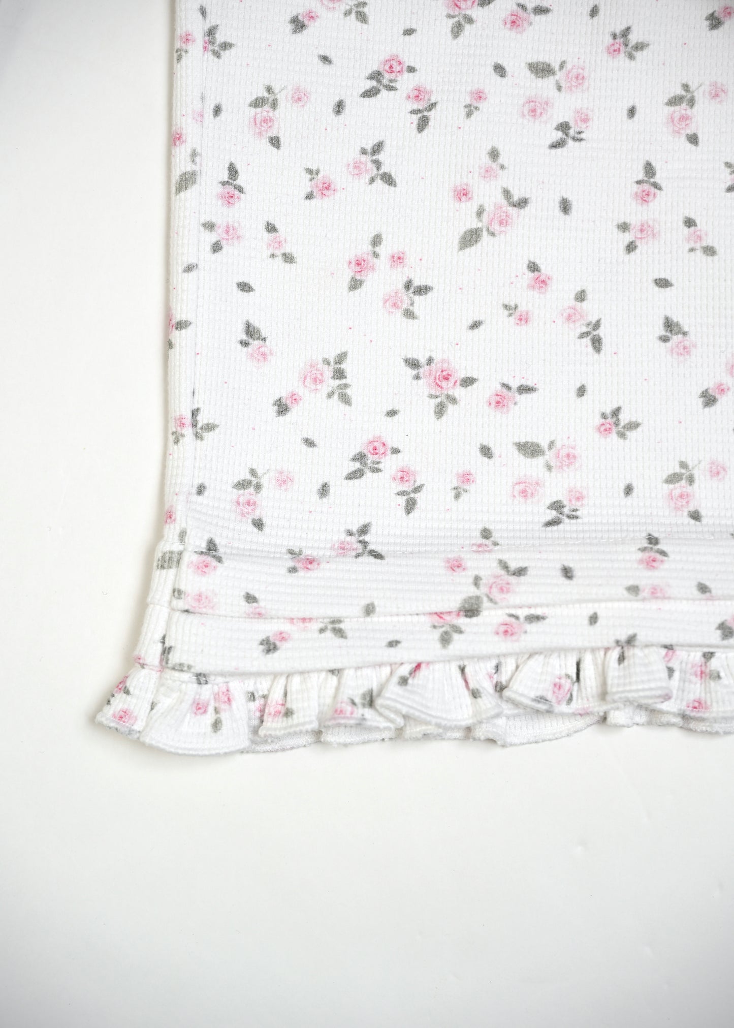 flower waffle ribbonful lounge pants