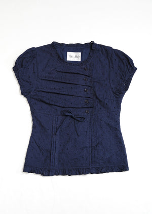 button up floral blouse