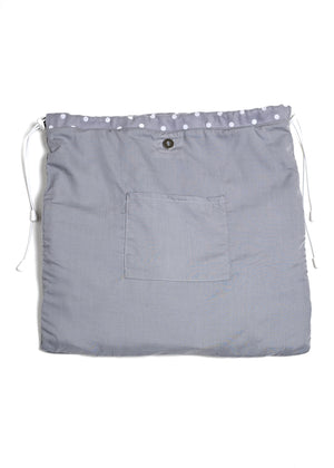 velvet dot woolly frill knapsack