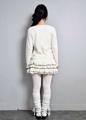 【8月下旬発送】lucky button star short pants
