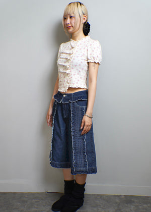 Lily’s petal denim pants