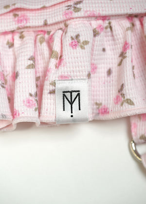 flower waffle frill knapsack
