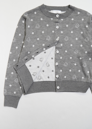 wings dot knit cardigan
