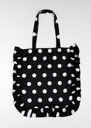 【HUHUEE】gallery girl satin frill bag