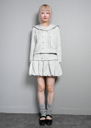 【8月下旬発送】glossy bloom sailor blouse