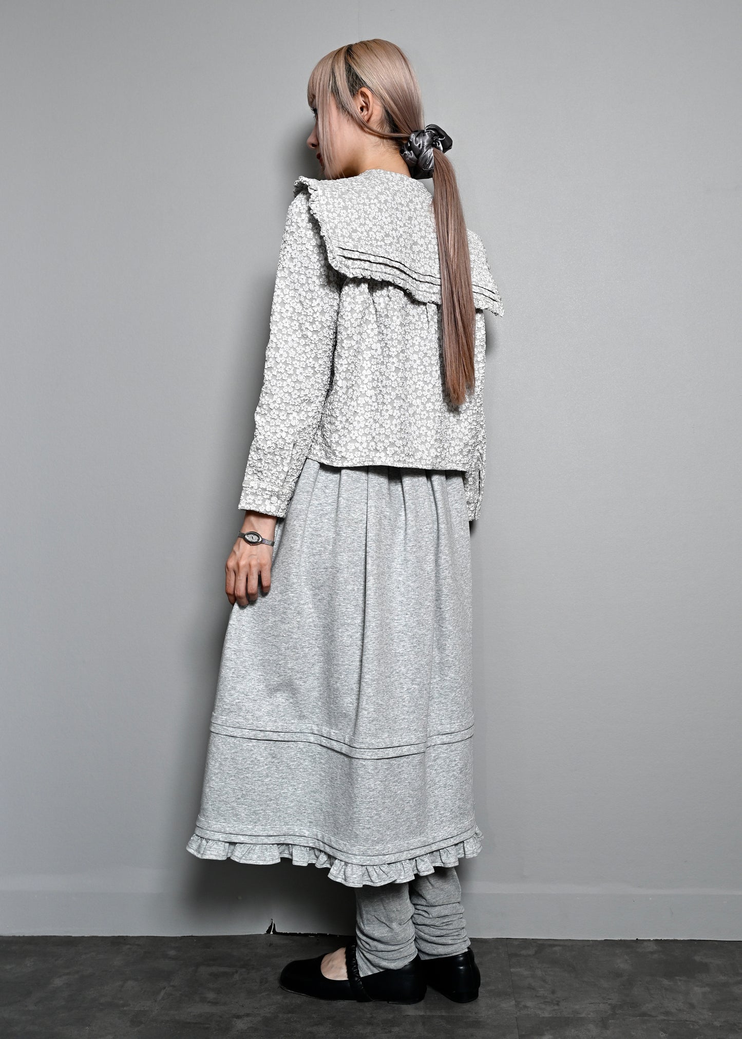 【8月下旬発送】glossy bloom sailor blouse