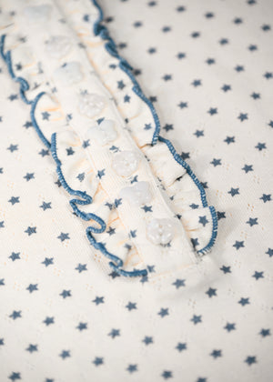 【8月下旬発送】lucky button star long-Tee