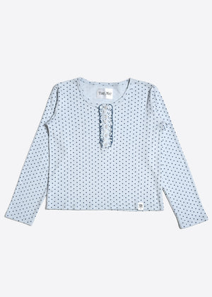 【8月下旬発送】lucky button star long-Tee