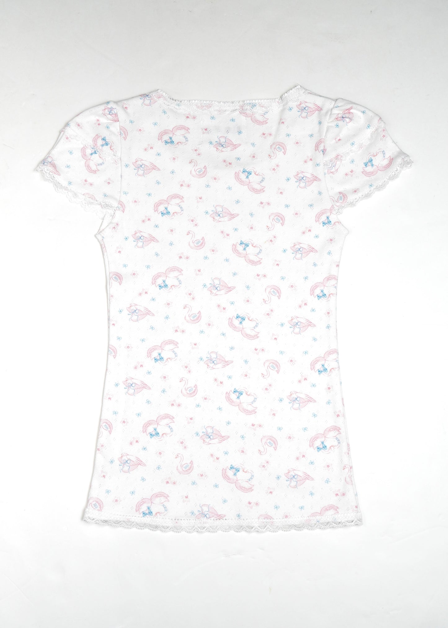 「swan's dream」lace Tee