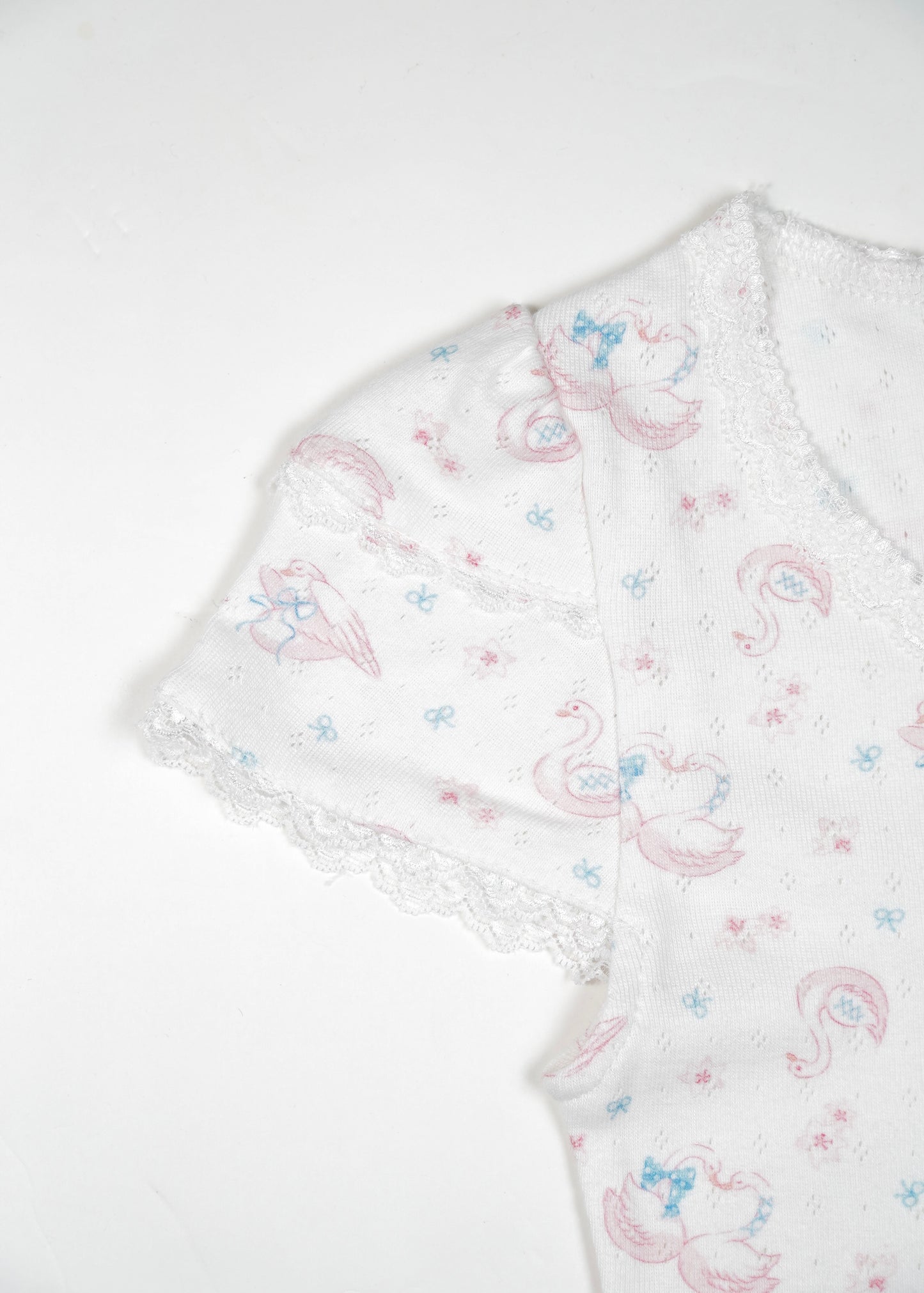 「swan's dream」lace Tee
