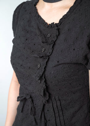 button up floral blouse