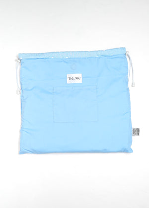 dot frill knapsack-pink&blue
