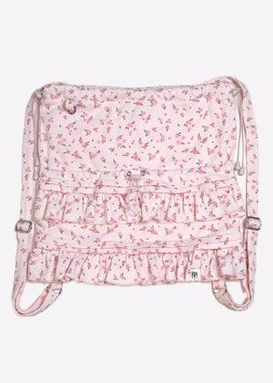 flower waffle frill knapsack
