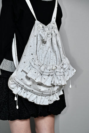 dot frill knapsack
