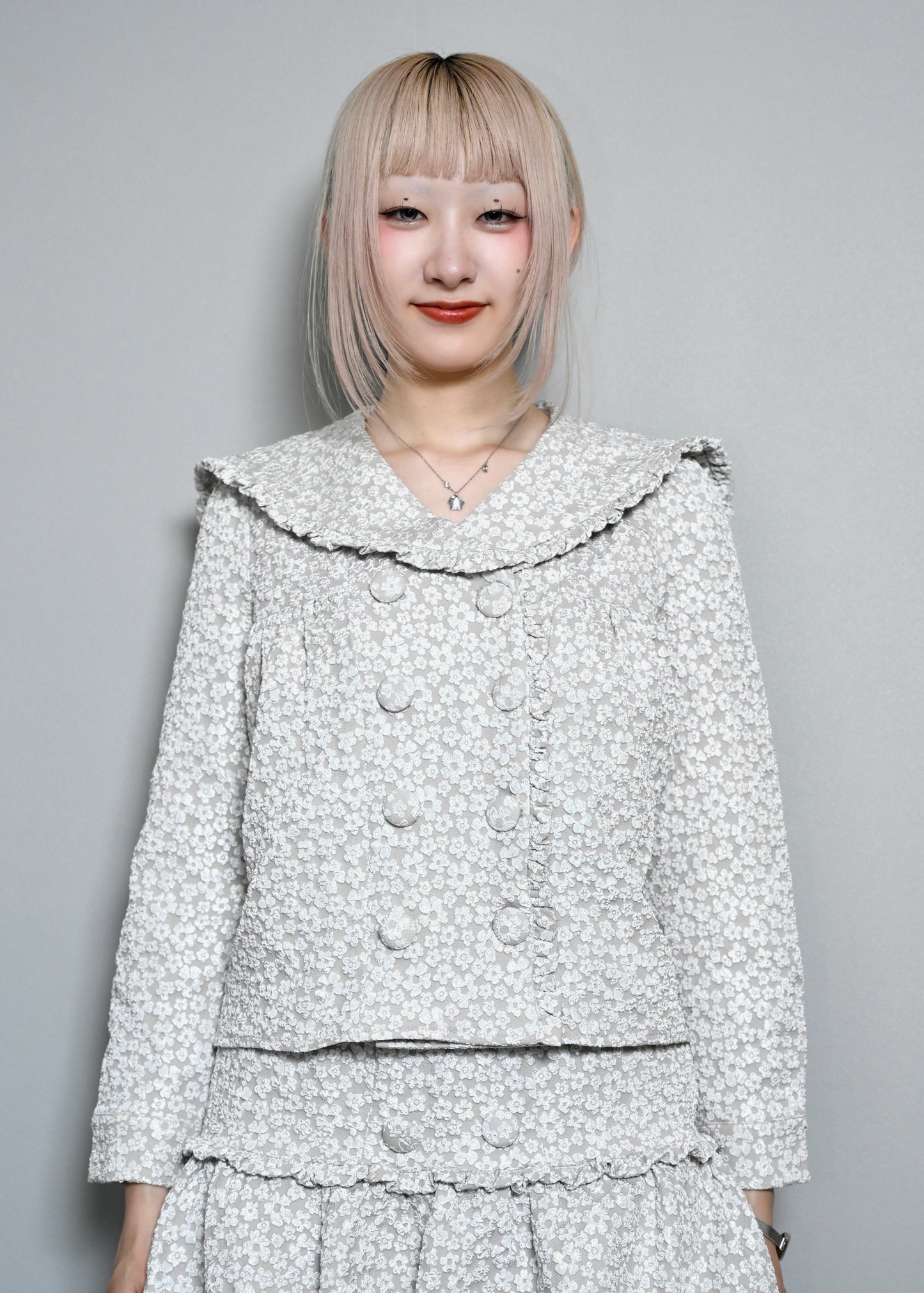 【8月下旬発送】glossy bloom sailor blouse