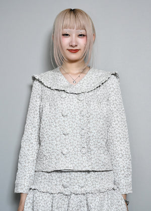 【8月下旬発送】glossy bloom sailor blouse