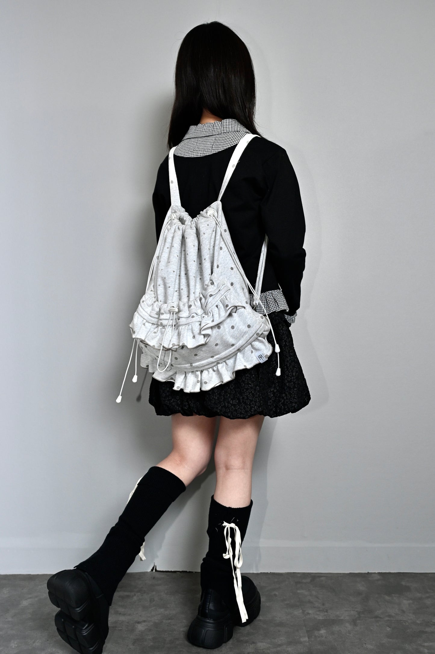 dot frill knapsack