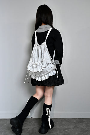 dot frill knapsack