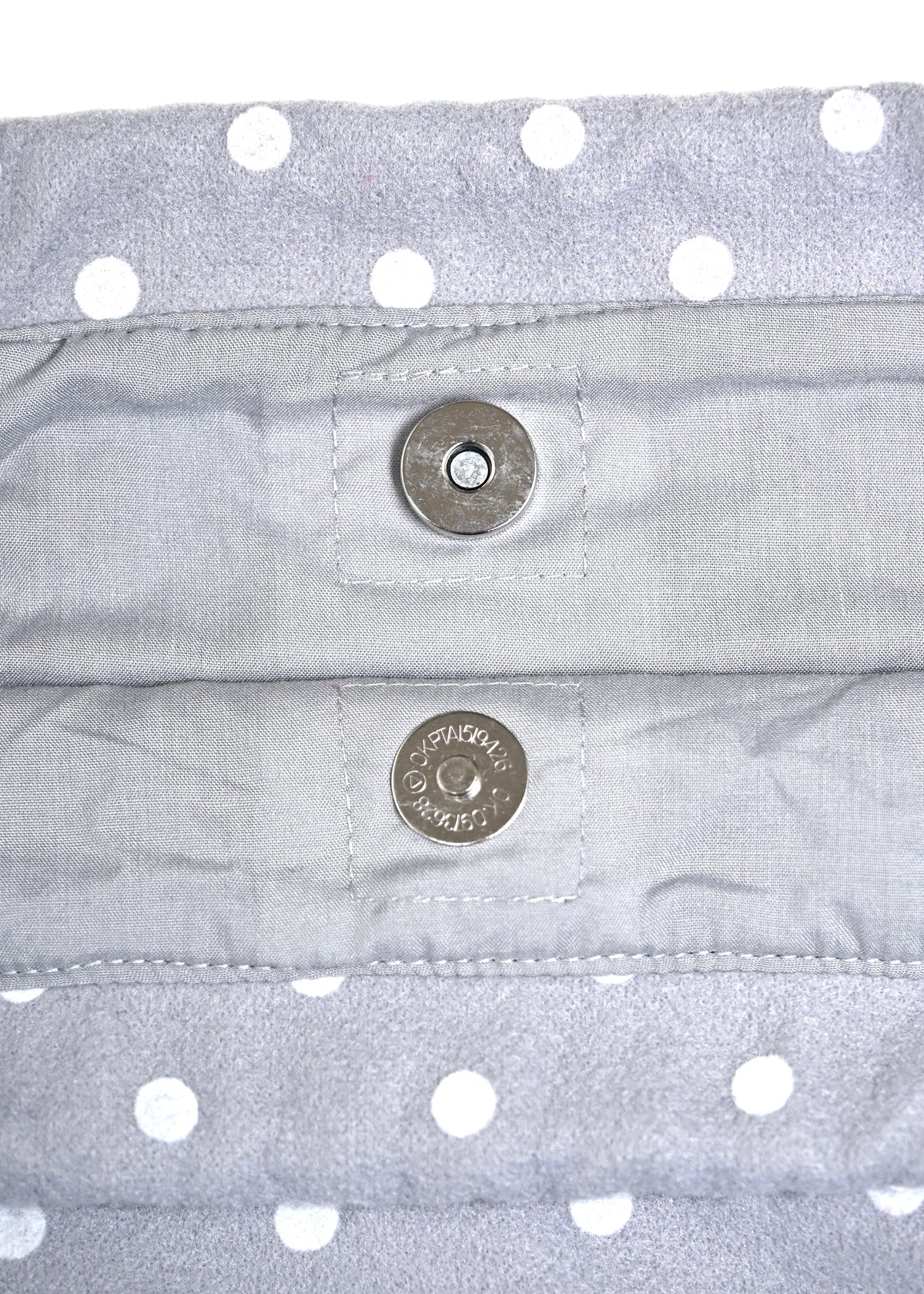 velvet dot woolly frill knapsack