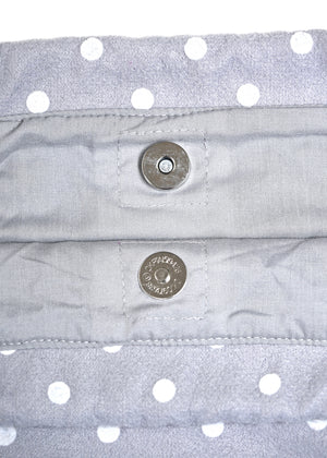 velvet dot woolly frill knapsack