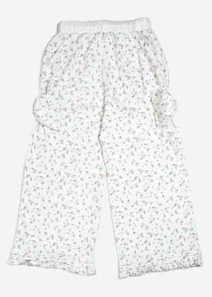flower waffle ribbonful lounge pants