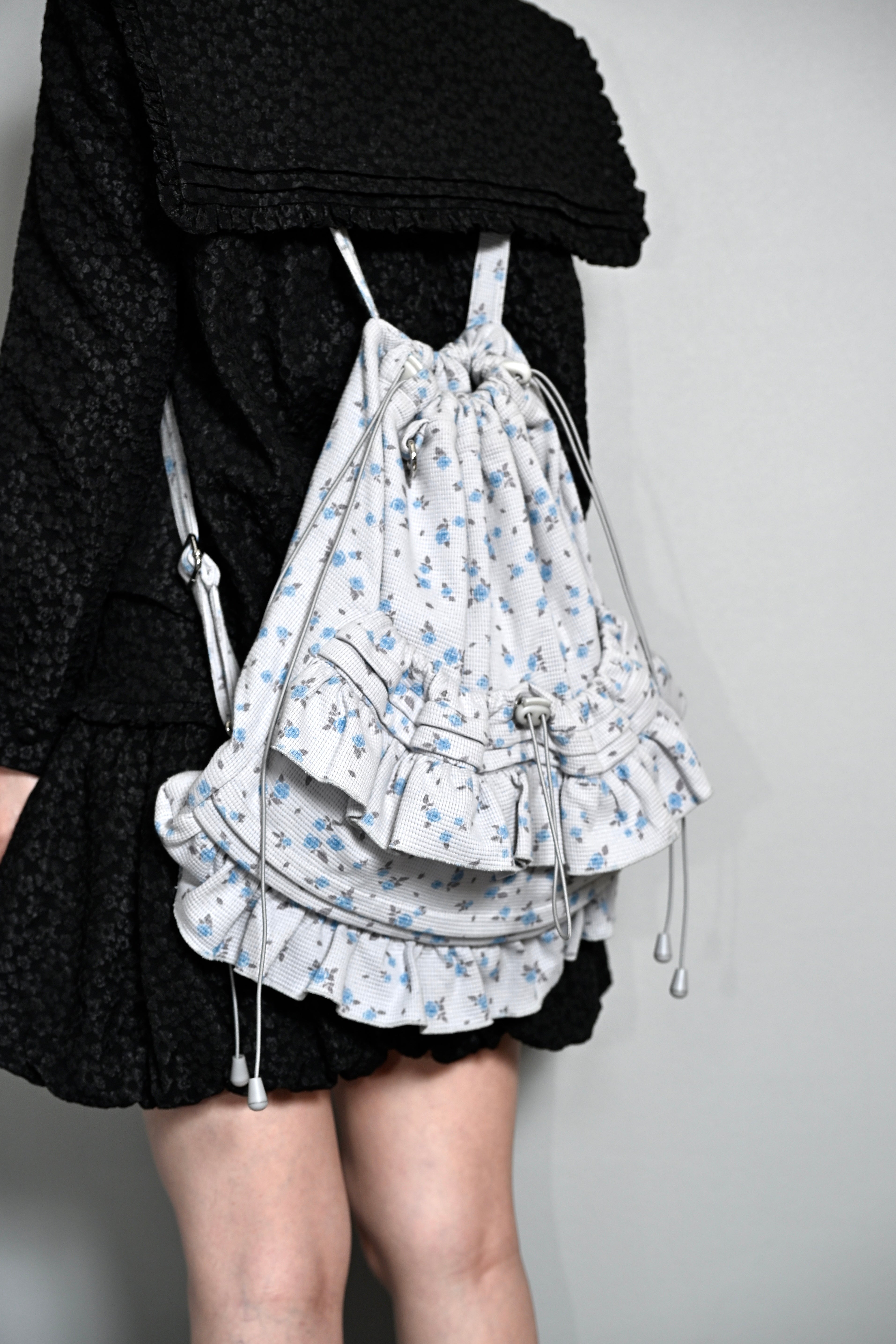 flower waffle frill knapsack – Tie.Me