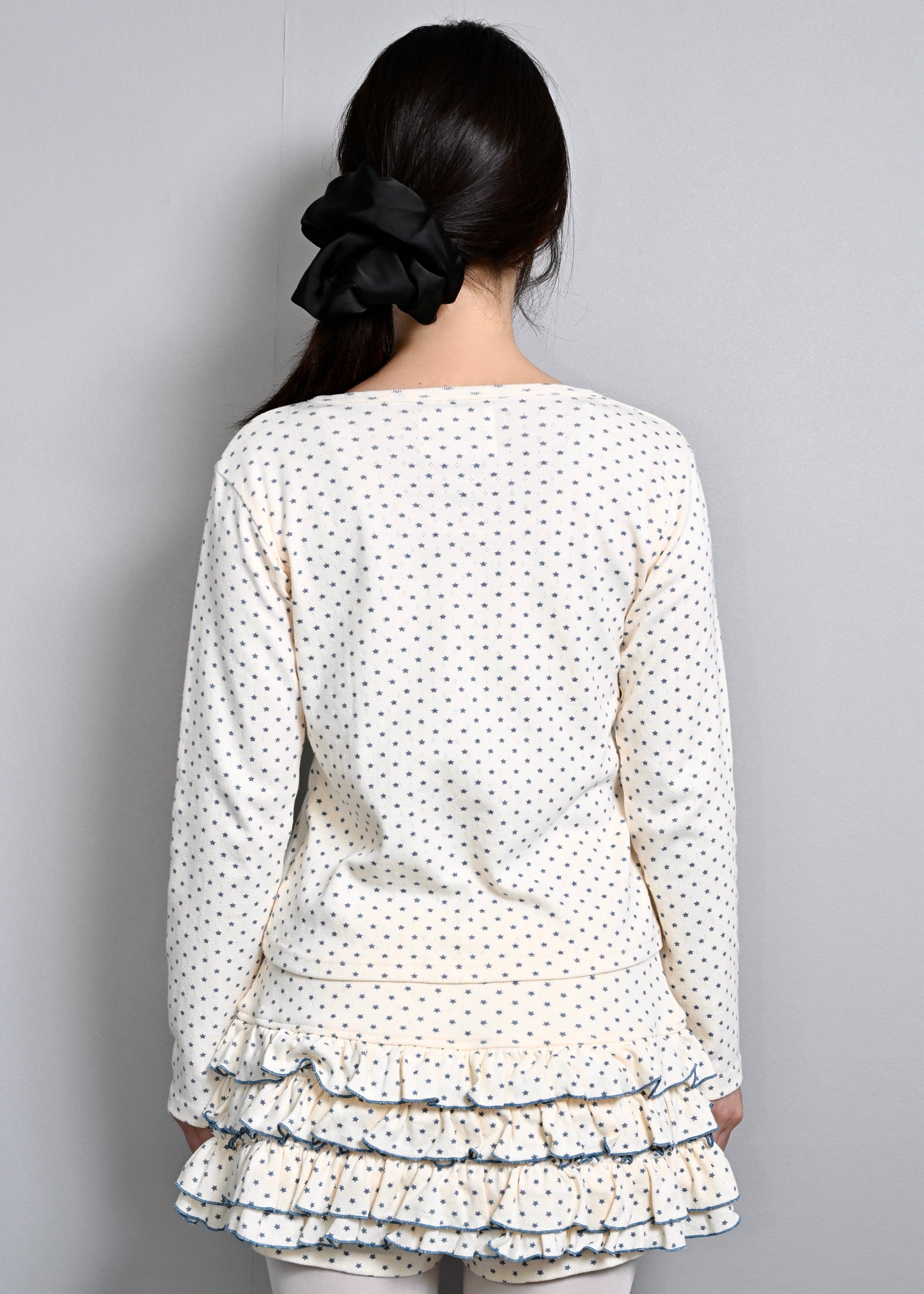 【8月下旬発送】lucky button star long-Tee