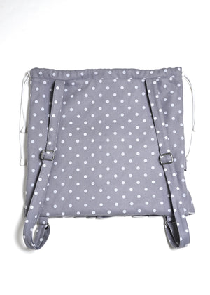 velvet dot woolly frill knapsack