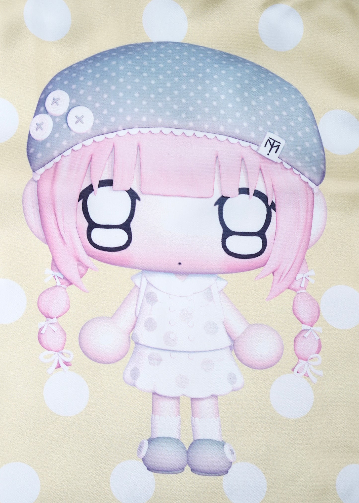 【HUHUEE】gallery girl satin frill bag