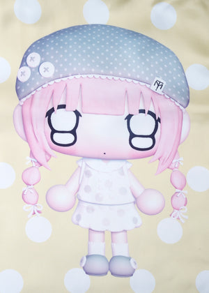 【HUHUEE】gallery girl satin frill bag